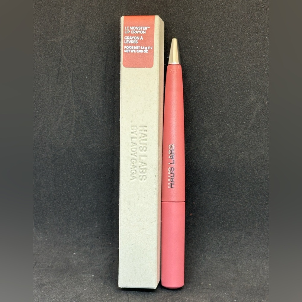 🆕 Haus Labs Le Monster Lip Crayon ✨new unused in box✨ Light Peony Matte 🌸🌸
